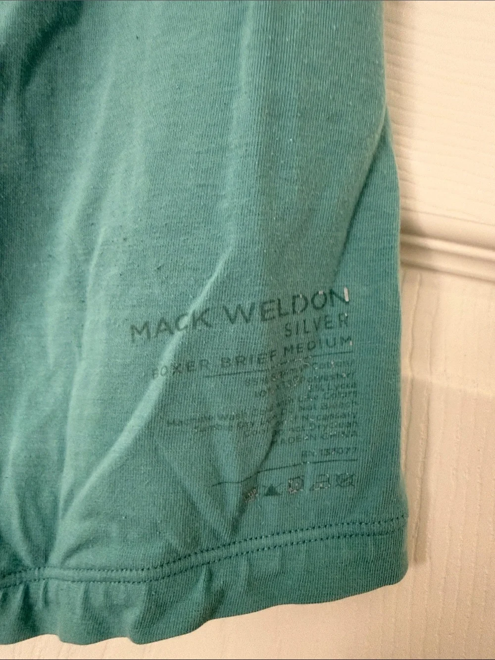 Mack Weldon Seafoam Green Stretch Boxer Briefs
